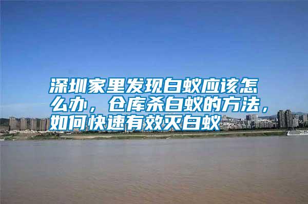 深圳家里發(fā)現(xiàn)白蟻應(yīng)該怎么辦，倉庫殺白蟻的方法，如何快速有效滅白蟻