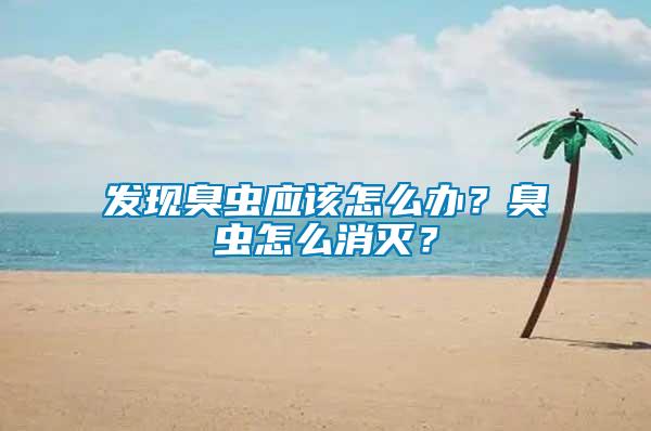 發現臭蟲應該怎么辦？臭蟲怎么消滅？