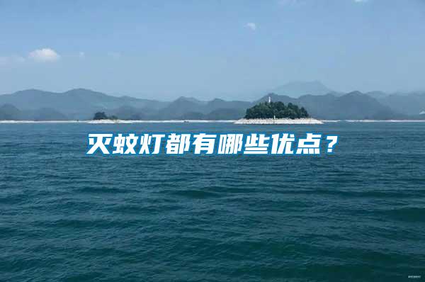 滅蚊燈都有哪些優(yōu)點(diǎn)？