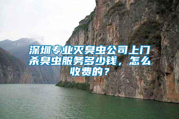 深圳專業(yè)滅臭蟲公司上門殺臭蟲服務(wù)多少錢，怎么收費(fèi)的？