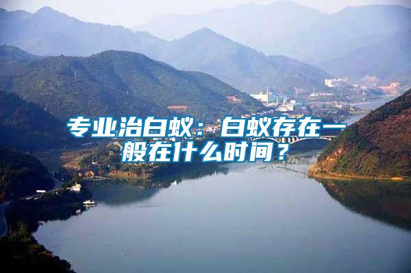 專業治白蟻：白蟻存在一般在什么時間？