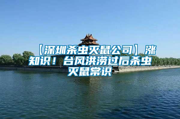 【深圳殺蟲(chóng)滅鼠公司】漲知識(shí)！臺(tái)風(fēng)洪澇過(guò)后殺蟲(chóng)滅鼠常識(shí)