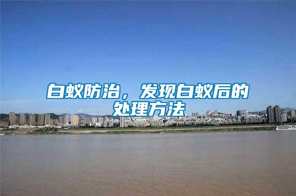 白蟻防治，發現白蟻后的處理方法