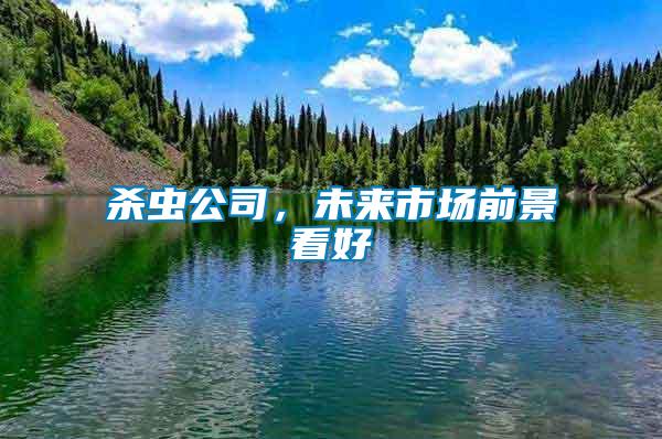 殺蟲公司，未來市場前景看好