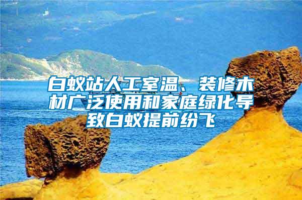 白蟻站人工室溫、裝修木材廣泛使用和家庭綠化導致白蟻提前紛飛