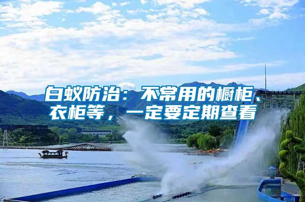 白蟻防治：不常用的櫥柜、衣柜等，一定要定期查看
