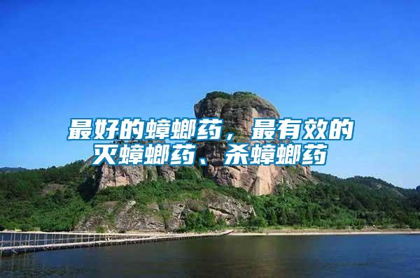 最好的蟑螂藥，最有效的滅蟑螂藥、殺蟑螂藥