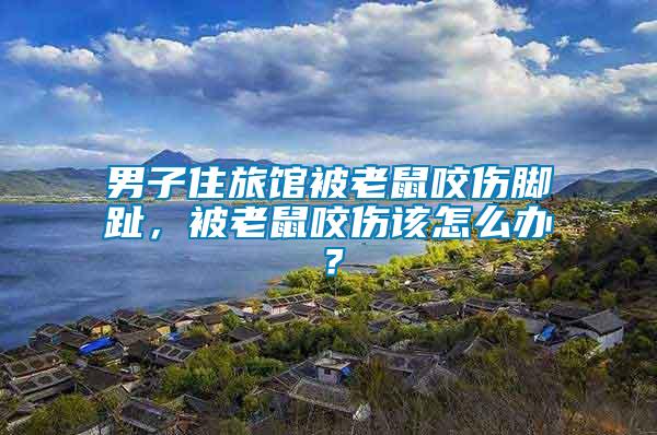 男子住旅館被老鼠咬傷腳趾，被老鼠咬傷該怎么辦？
