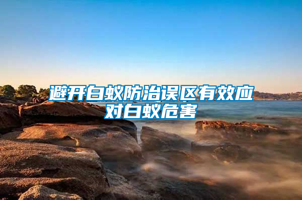 避開白蟻防治誤區有效應對白蟻危害